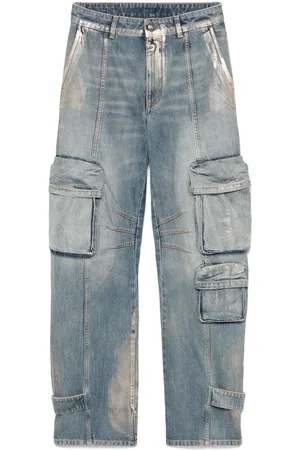 Palm Angels Vaqueros cargo revestidos