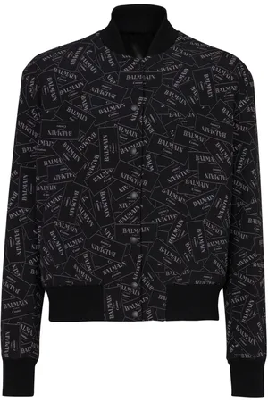 Balmain Chaqueta bómber estampada