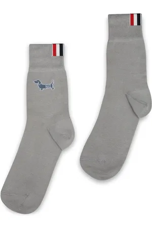 Thom Browne Calcetines con motivo Hector en jacquard