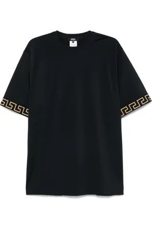 VERSACE Camiseta con ribete Greca