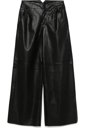 DKNY Pantalones anchos con cierre de botón