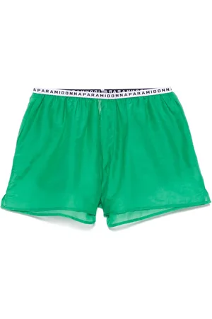 Para Mi Pantalones cortos de playa de seda