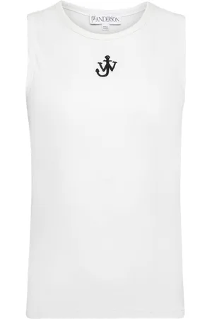 J.W.Anderson Top con bordado Anchor