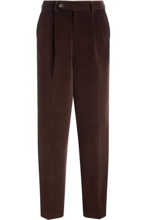 Bally Pantalones de pana con pinzas
