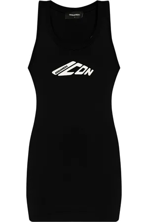 Dsquared2 Vestido corto con logo estampado