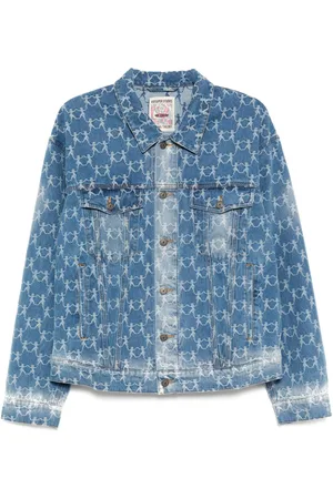 KIDSUPER STUDIOS Chaqueta vaquera con motivo en jacquard