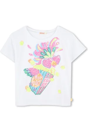 Billieblush Camiseta con detalle de lentejuelas