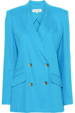 Diane von Furstenberg Blazer con doble botonadura