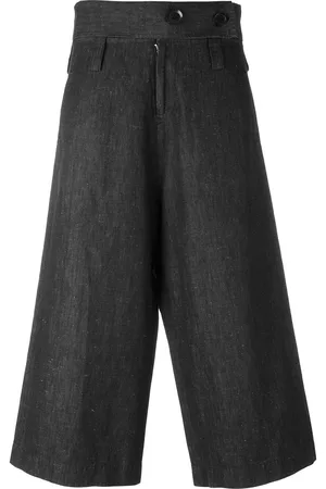 YOHJI YAMAMOTO Pantalones capri de talle alto
