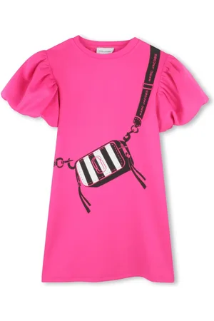 Marc Jacobs Vestido Snapshot de manga corta