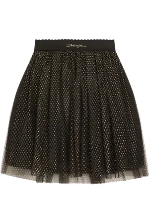 Dolce & Gabbana Falda con detalles de cristales