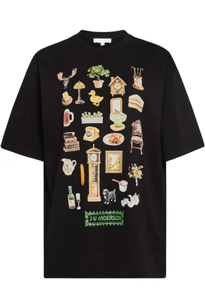 J.W.Anderson Camiseta con estampado Diorama