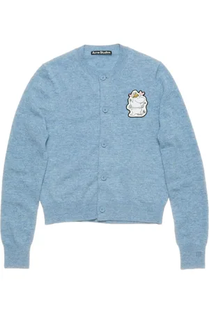 Acne Studios Cárdigan con parche del logo de x Moomin