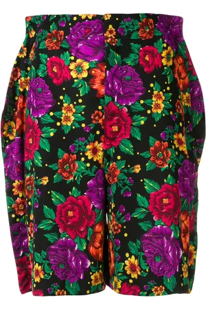 Comme des Garçons Pantalones cortos con motivo floral