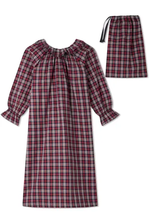 BONPOINT Vestido de noche a cuadros