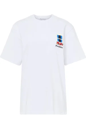 J.W.Anderson Camiseta con ventana bordada
