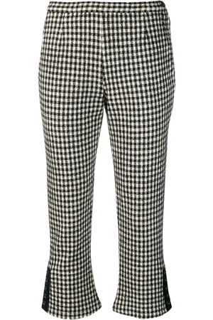 Comme des Garçons Pantalones con motivo de cuadros gingham