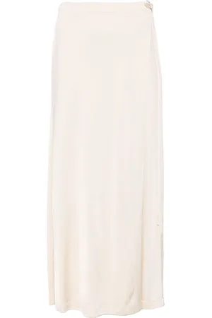 Helmut Lang Falda Fluid cruzada