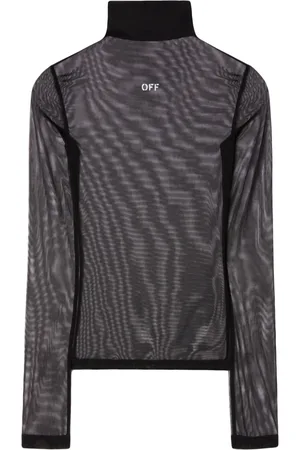 OFF-WHITE Top Off Stamp de manga larga