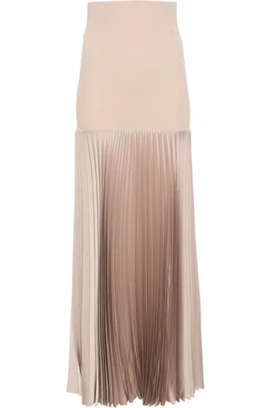 D.EXTERIOR Falda midi plisada