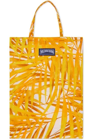 Vilebrequin Pareo con palmeras estampadas
