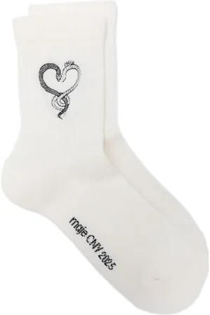 Maje Calcetines con apliques de strass