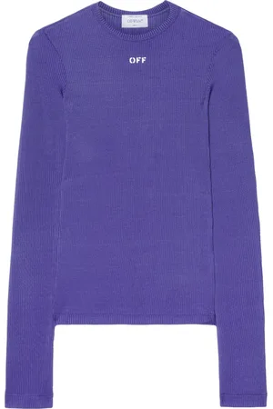OFF-WHITE Top Off Stamp de manga larga