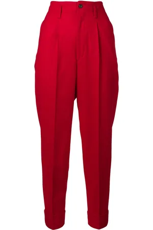 Comme des Garçons Pantalones de vestir con talle alto
