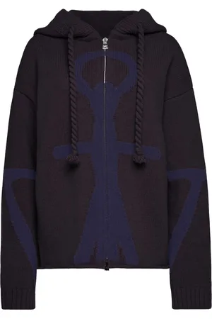J.W.Anderson Sudadera con capucha y motivo Anchor