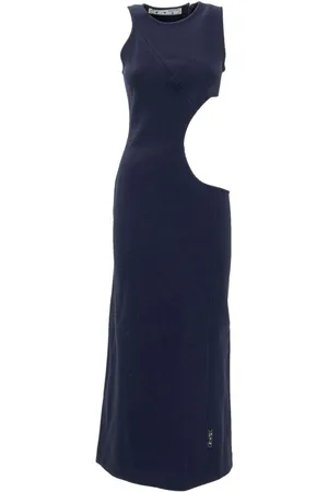 OFF-WHITE Vestido largo con abertura