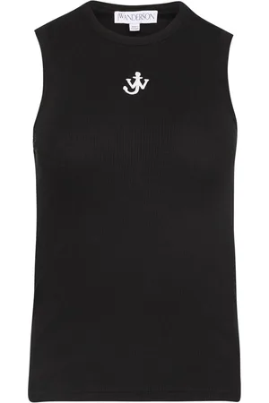 J.W.Anderson Top con bordado Anchor