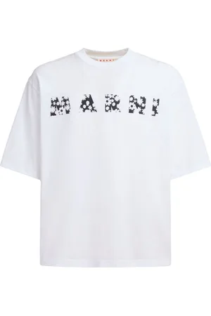 Marni Camiseta con logo estampado