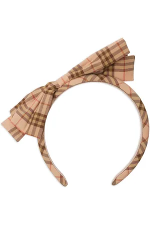 Burberry Diadema de algodón Check