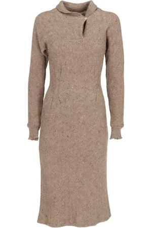 Missoni Vestido de punto en zigzag 1970