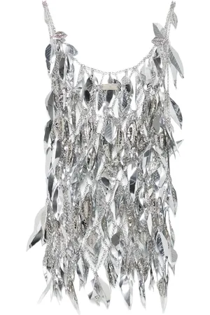 Paco rabanne Top con cuello redondo