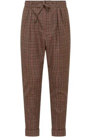 GABRIELE PASINI Pantalones a cuadros