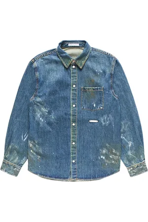Helmut Lang Camisa vaquera pintada