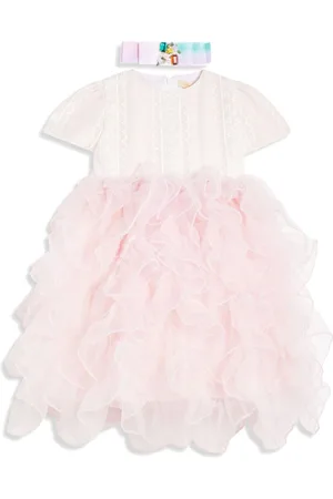 SPERANZA Diadema y vestido con volantes