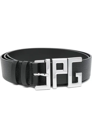 Jean Paul Gaultier Cinturón con placa del logo