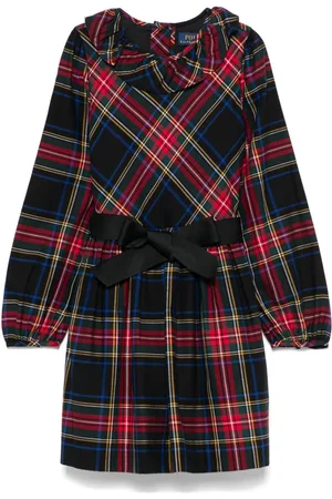 Ralph Lauren Vestido con motivo de cuadros
