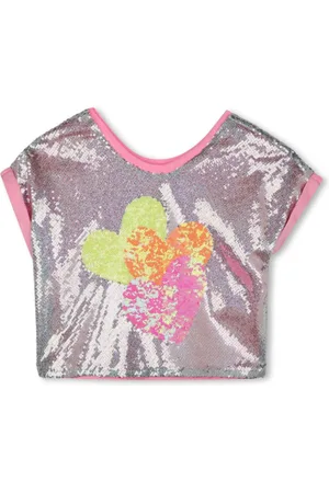 Billieblush Camiseta con detalle de lentejuelas
