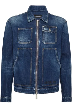 Dsquared2 Chaqueta vaquera con cremallera