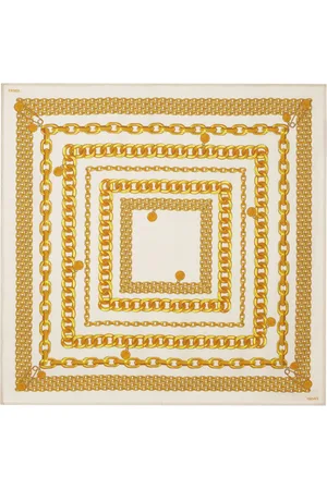 VERSACE Fular Treasure grande de seda