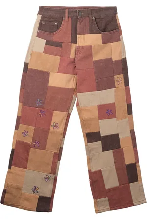 Glass Cypress Vaqueros con diseño patchwork
