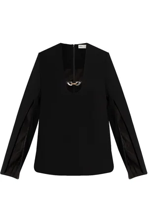 Tory Burch Túnica con cuello asimétrico