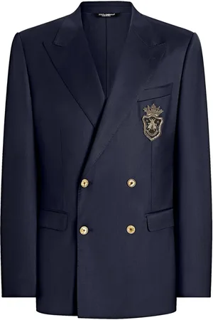 Dolce & Gabbana Blazer con aplique del logo