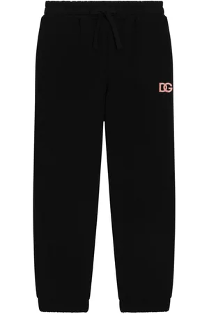 Dolce & Gabbana Pantalones de chándal con logo bordado