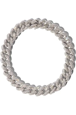 Shay Pulsera en oro blanco de 18kt con diamantes en pavé