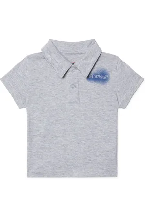 OFF-WHITE Polo con motivo Arrow estilo graffiti