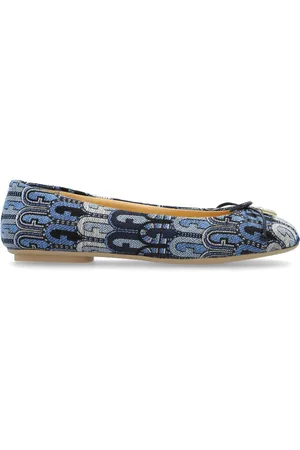 Furla Bailarinas con logo en jacquard